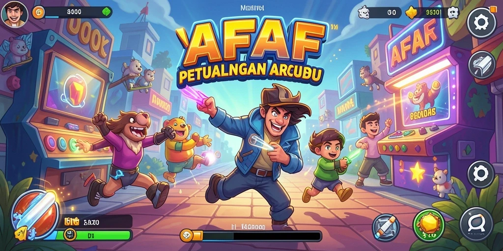 Tampilan gameplay AFAF yang penuh aksi dan tantangan.