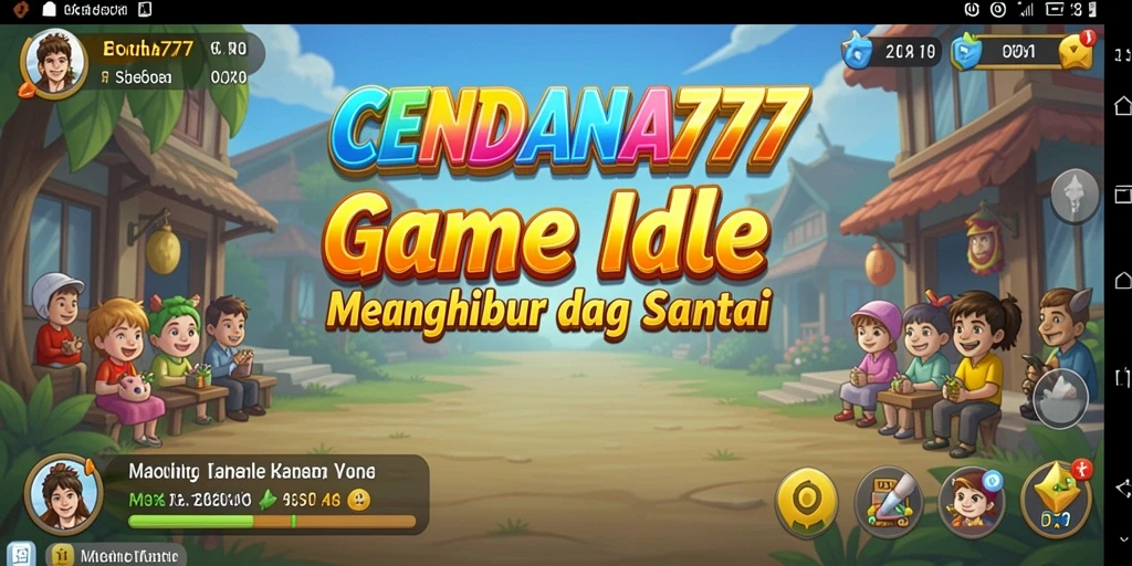 Tampilan gameplay CENDANA777 yang menyenangkan dan santai.
