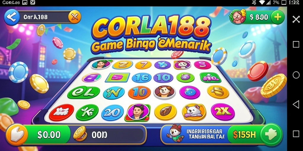 Tampilan menarik dari gameplay Bingo CORLA188 yang seru.