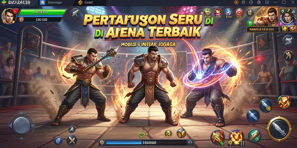 Tampilan pertarungan seru dalam permainan DAYA138.