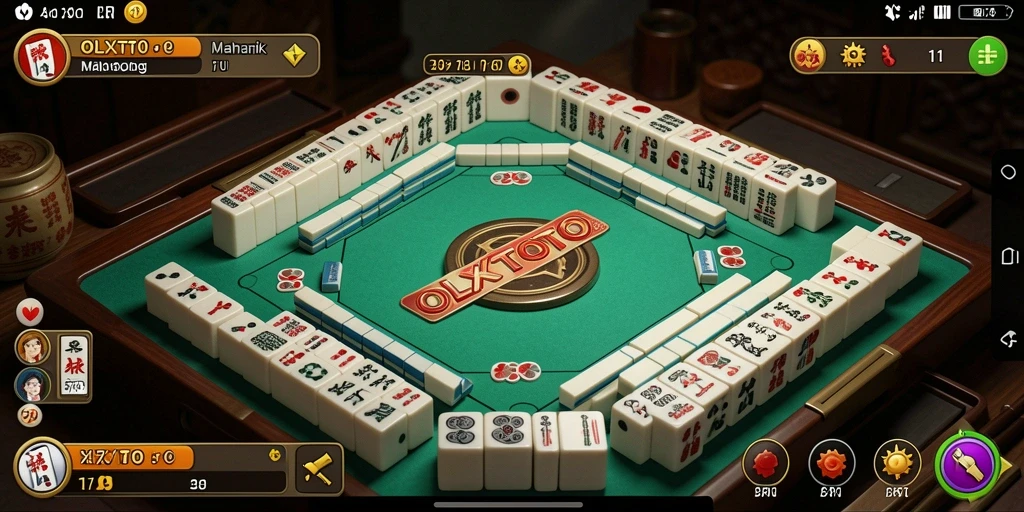 Tampilan gameplay Mahjong OLXTOTO yang menarik dan menantang.
