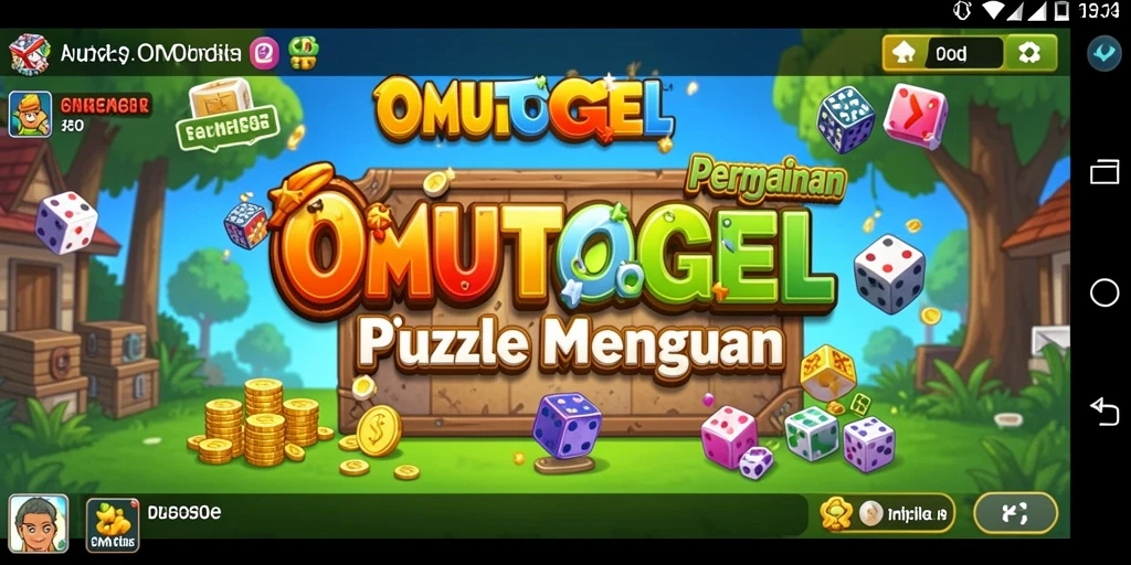 Screenshot gameplay OMUTOGEL dengan puzzle yang menantang.