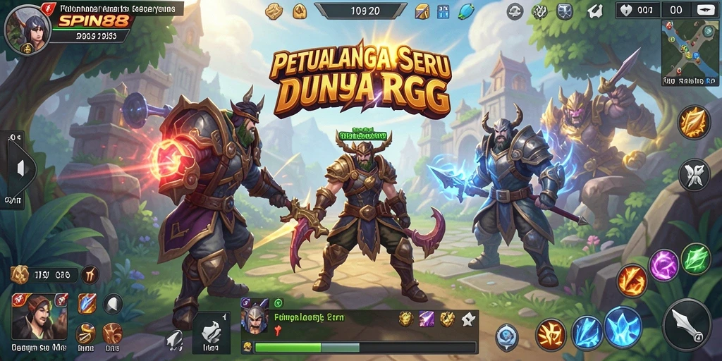 Tangkapan layar menunjukkan pertarungan epik dalam SPIN88.